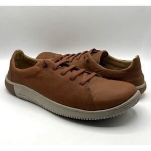 KEEN KNX Sneakers Men's Size 13 Leather Tortoise Shell/Plaza Taupe Shoes